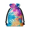 NYZNIA Gift Bags with Drawstring Tie Dye Jewelry Pouches for Birthday Wedding Christmas Gift Bag