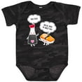 thumbnail image 3 of Inktastic Cute Sushi and Soy Sauce Rice to Meet You Boys or Girls Baby Bodysuit, 3 of 5