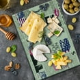 thumbnail image 5 of United States Cutting Board, Newspaper New York Sketchy of Liberty and Texts Lipstick Vintage, Decorative Tempered Glass Cutting and Serving Board, Large Size, Multicolor, by Ambesonne, 5 of 5