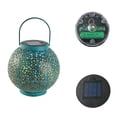 thumbnail image 2 of TDA Trading - Farol solar grande para colgar en el jardín, luces de exterior de metal, impermeable, lámpara de mesa LED, iluminación paisajística para exteriores, patios, porches, caminos,, 2 of 5