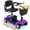 Purple, variant on Arshin Improve 4 Wheel Mobility Scooter for Seniors,Foldable Powered Mobile Wheelchair for Adult 300lbs,Red
