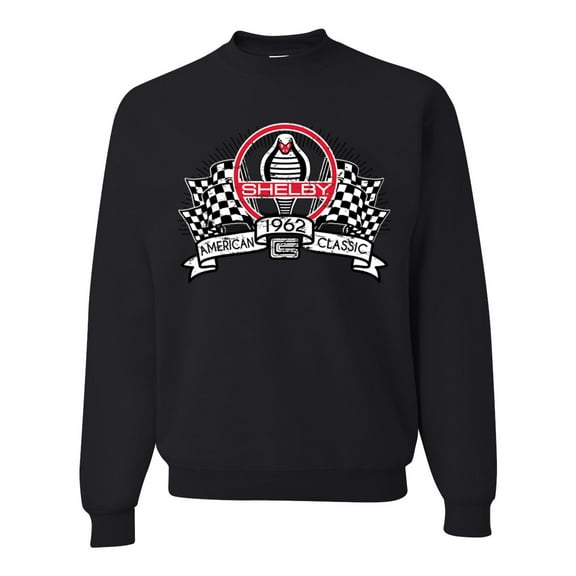 Wild Bobby Ford Shelby Vintage Checkered Flag Unisex Crewneck Sweatshirt