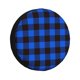 thumbnail image 1 of Fotbe Buffalo Plaid Blue Black Funda de Llanta de Repuesto con Estampado, Engrosada, Ajuste Universal para Jeep, Remolque, RV, SUV, Camión-15 inch, 1 of 6