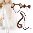 thumbnail image 3 of Conjunto de orejas y cola de animales Yuyangstore disfraz para fiesta temática, 3 of 8