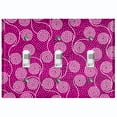 thumbnail image 1 of Metal Light Switch Plate Cover Colorful Safari African Tribal Art Pattern SFR031, 1 of 13