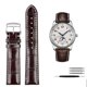 thumbnail image 3 of Correa de reloj para Longines Masters Collection L3 L4 L2.628/L2.673, de piel de vaca, con hebilla de mariposa, correa de reloj de 19, 20 y 21 mm, 3 of 5
