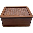 thumbnail image 5 of Alcancía para niños, alcancía de madera con mostrador, Caja de efectivo cuadrada vintage de madera, Caja fuerte para billetes y monedas, alcancía manualidades de madera JM, 5 of 5