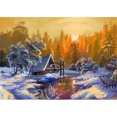 thumbnail image 1 of Taladro Diamond Painting (DF3109) 5D DIY Full Snow Scenery Home Costura (Snow08) 45x60cm FLhrweasw Nuevo, 1 of 1