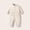 Beige, variant on Swuxness Newborn Fleece Long Sleeve Jumpsuit Toddler Warm Soft Full Length Rompers