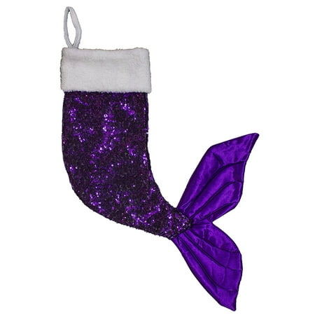 21 inch sparkly mermaid tail christmas stocking purple beautiful mermaid tail stocking by - Purple Christmas Stocking 21 inch sparkly mermaid tail christmas stocking purple beautiful mermaid tail stocking by - Purple Christmas Stocking