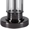 thumbnail image 2 of Benjara BM239286 Lampe de Table de Base Empilée en Métal et en Verre de 28 Pouces&44; Nickel, 2 of 5