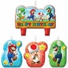 Super Mario Birthday Candles 4ct