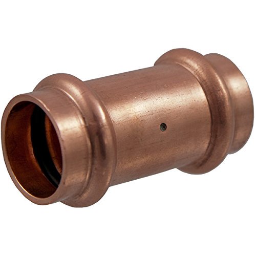 Acoplamiento de prensa de cobre NIBCO PC600-DS, detector de fugas de 2 pulgadas