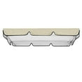 thumbnail image 3 of Multi-color Outdoor Waterproof Swing Canopy Cover Set Replacement For Garden Yard Swing Chair Canopy Roof Shade Cover, 3 of 7