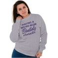 thumbnail image 3 of Having a Weird Mom Builds Character Women Crewneck Sweatshirt Brisco Brands S, 3 of 6