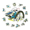 thumbnail image 1 of Conjunto De Robot De Ensamblaje Kit De Robot Convertible De Plástico Juguete Educativo Con Energía Solar Kit De Robótica De Bricolaje Juguetes De Construcción Prácticos Para Niños 13 En 1 Eigraketly FN002355-00, 1 of 6