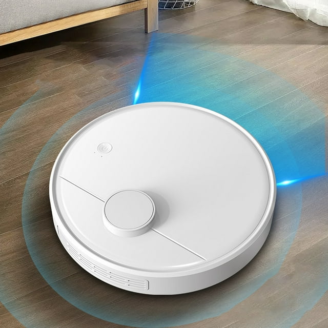 Robot de barrido de carga para el hogar | Aspiradora de regalo | Fregona en seco y húmedo 3 en 1 | 55 Bajo nivel de ruido, fuerte succión | Cuerpo delgado para muebles | 560 g | Batería de 90