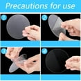 thumbnail image 3 of 60 Pcs 4 Inch Clear Circle Acrylic Sheet, Round Acrylic Disc, Clear Acrylic Ornament Blanks for DIY Projects, 3 of 7