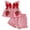 Red#9527, variant on BOOMNY Toddler Baby Girls Outfit Set 2 Peice Clothes Set for Girl Sleeveless Strawberry Embroidery Tops Shorts Cozy Kids Dailywear