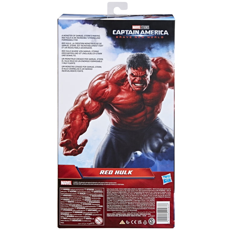 Free Shipping! Captain America Red Hulk Action Figure 12-Inch