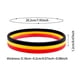 thumbnail image 3 of Juego De 5 Pulseras Para Aficionados De Alemania Y La Eurocopa 2024. Negro, Rojo Y Dorado., 3 of 8