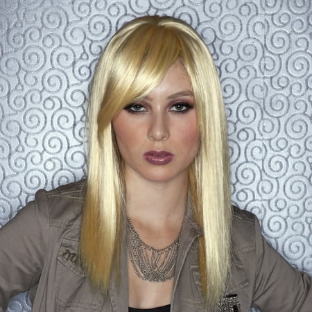 Blush Fortune Fantasy Style Synthetic Wig Apricot Blonde