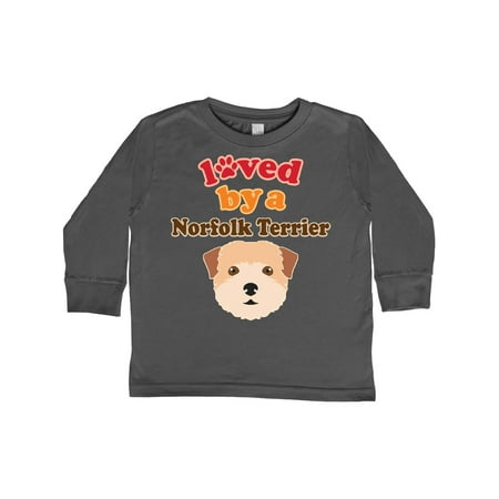 

Inktastic Norfolk Terrier Dog Lover Gift Toddler Boy or Toddler Girl Long Sleeve T-Shirt