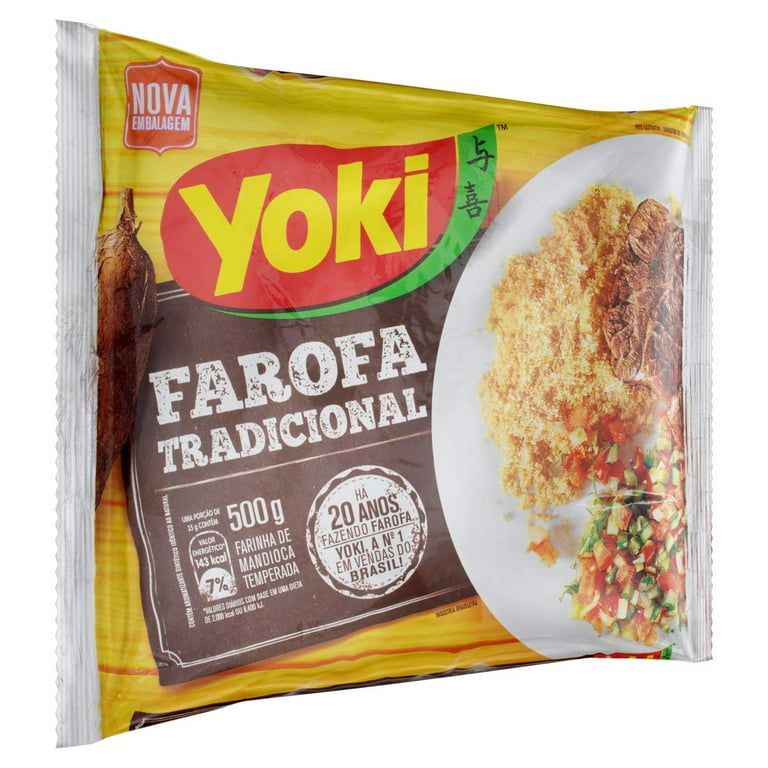 Yoki Seasoned Cassava Flour, Farofa De Mandioca Pronta Temperada
