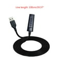 thumbnail image 3 of 3.5mm to USB External Sound Card with Volumes Control Mics On OffButton Automatically Detect Sound Card, 3 of 7