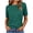 Green, variant on Summer Knit Tops for Women Lightweight Loose Short Sleeve Crew Neck Casual Blouses