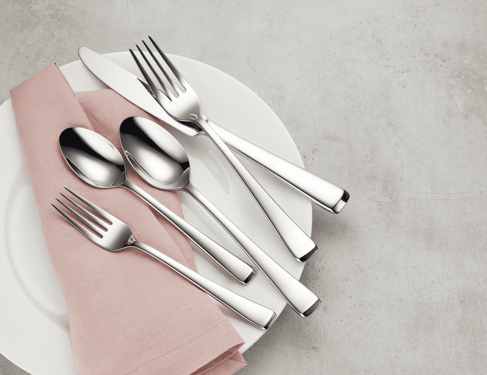 (2 pack) Oneida Harding 20-Piece Stainless Steel Flatware Set