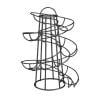 Spiral Egg Rack Egg Storage Shelf Creative For Kitchen Countertop Decor Supplies (Black)