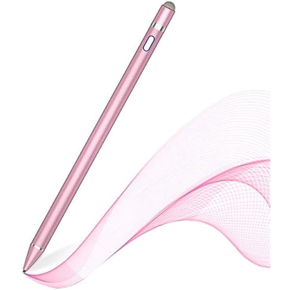 LinQingQ Active Stylus Pen for Touch Screens,Dual Pen Tips for iOS & Android Drawing & Writing,High Precise Digital Pencil for Apple iPhone 16/15/14/13/12/11/X/8,iPad Air/Pro/Mini,Phone/Tablet/Sam-sun