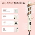 thumbnail image 2 of Plancha rizadora y alisador de pelo 2 en 1 FULOG 360° Airflow 1.25, 2 of 7