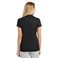 thumbnail image 2 of Port Authority Ladies Rapid Dry Mesh Polo-3XL (Black), 2 of 6
