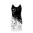 thumbnail image 5 of Vestido de tirantes suelto con estampado de vendaje sin mangas con cuello en V casual para mujer Fridja  hjkh6282, 5 of 5