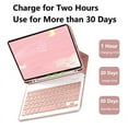 thumbnail image 6 of HPZZ Backlit Keyboard Case Compatible with Galaxy Tab A7 Lite 8.7 Inch 2021 Model (SM-T220/T225/T227), Slim Lightweight Stand Cover with Magnetically Detachable Wireless Bluetooth Color Keyboard, 6 of 8