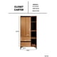 thumbnail image 5 of Closet Ropero, Armario Moderno con Puertas y Cajones, Mueble Organizador para Dormitorio, Diseño Minimalista y Duradero., 5 of 6