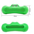 thumbnail image 4 of Juguete flotante de cocodrilo verde CHAO para perros limpiador de dientes interactivo, 4 of 4