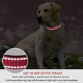 thumbnail image 4 of YSTINNG Reflective Dog Collar with Buckle Adjustable Safety Nylon Collars for Small Medium Large Dogs, Light Pink XS YD72-070, 4 of 7