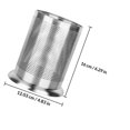 thumbnail image 2 of MERRYHAPY 2Ud Portasorbete Y De Acero Inoxidable Con Textura Resistente Y Perforado, 2 of 6