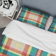 thumbnail image 4 of Designart 'Tartan Geometrical Texture III' Mid-Century Modern Duvet Cover Set, 4 of 4