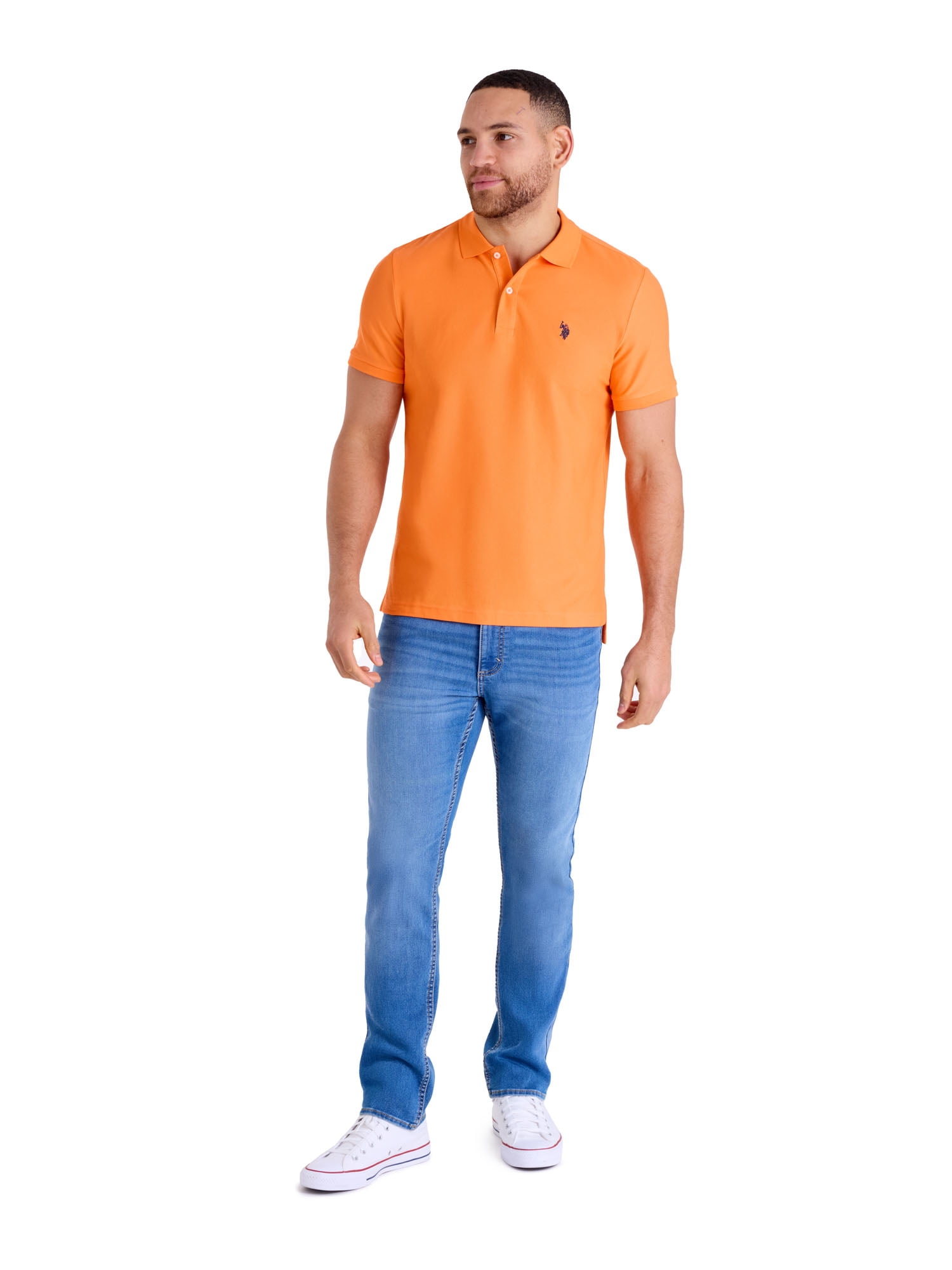 U.S. Polo Assn. Men's Performance Pique Polo Shirt