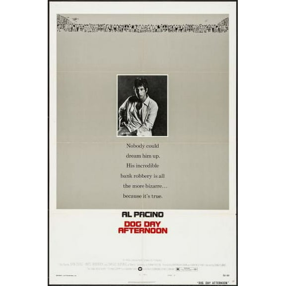 Dog Day Afternoon Movie Poster 24x36 Art Poster 24x36 Multi-Color Square Adults Best Posters