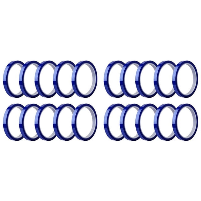 20 Rollos de Cintas Térmicas Sublimación en Blanco Cinta Térmica Sin Residuos Cinta Hasta 260Celsius para Prensa de Sublimación Térmica