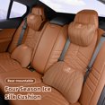 thumbnail image 5 of Cojín de asiento de coche transpirable con reposacabezas y cojín lumbar para Mercedes Benz Clase ABCE W201 W210 W108 W205 W203 C180 C300 W124 W177, 5 of 5
