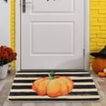 thumbnail image 4 of Halloween Door Mat Funny Pumpkin Welcome Mat for Fall Seasonal Home Decoration Indoor Outdoor Entrance Rug Non- Polyester Design, 4 of 5