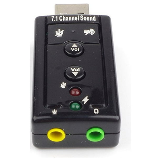 Scheda Audio Esterna a 6 Canali USB 2.0 Esterna 5.1 Surround Sound