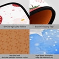 thumbnail image 3 of Kitchen Floor Mat 2 Sets Carpet Floor Mat Kitchen Mat Bathroom Mat Living Room Mat Bedroom Mat Absorbent Delicate Fabric No Ball Cute Strawberries, 3 of 7