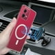 thumbnail image 4 of For Motorola Edge 40 Neo 5G Clear Phone Case Compatible with MagSafe TPU+Acrylic Back Cover - Clear, 4 of 5